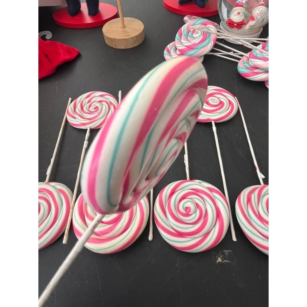 Colorful Candyland Candy Picks Christmas Tree Playful Photo Booth School Retro